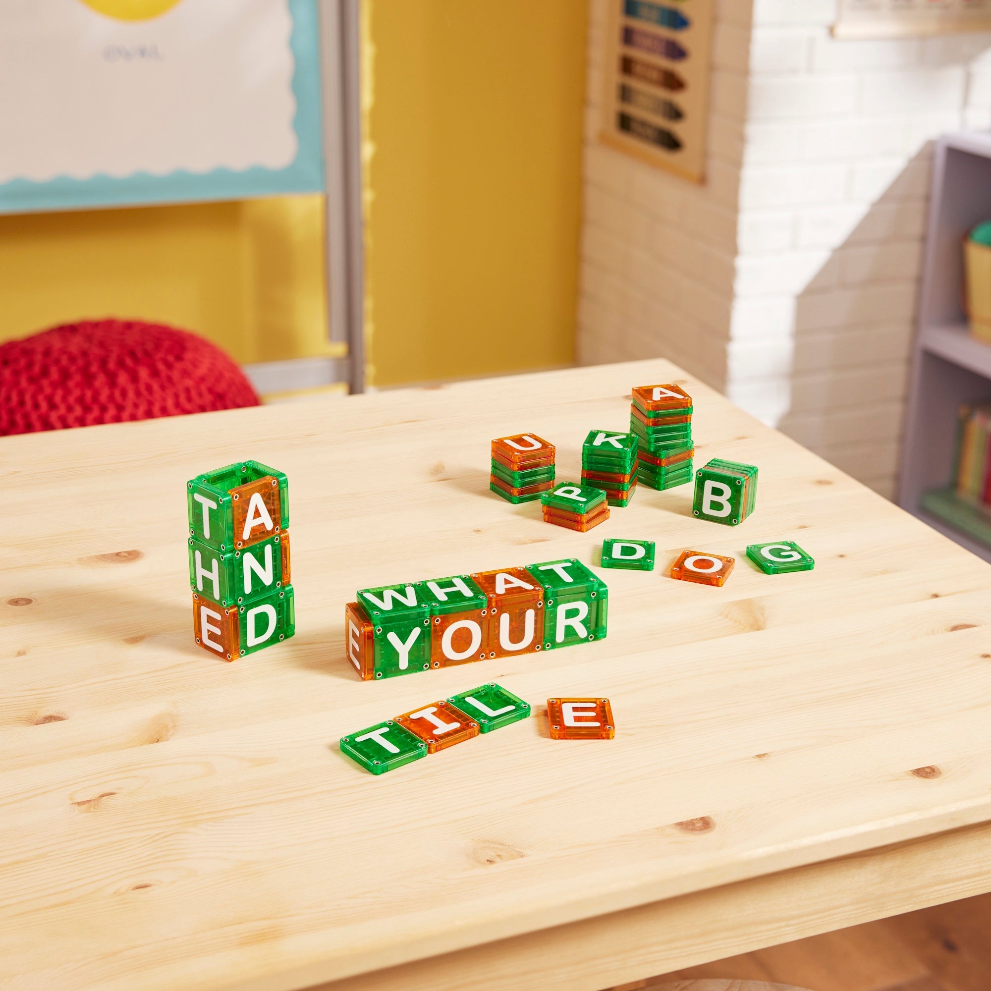 MAGNA-TILES® microMAGS LEARN Letters 56-Piece - Mastermind Toys___255823