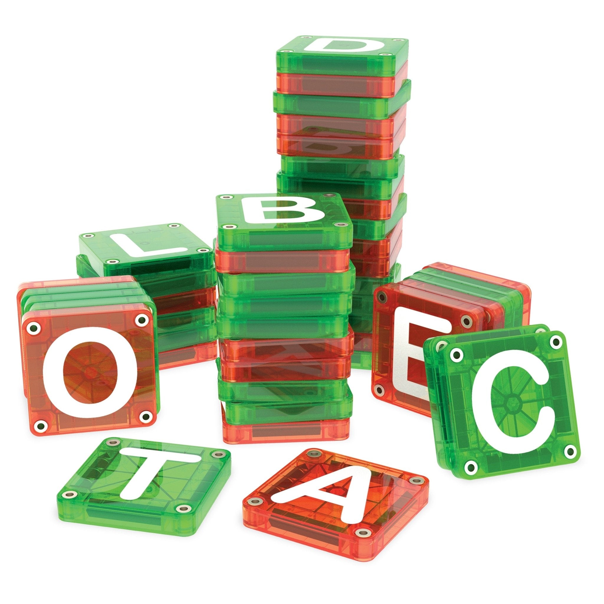 MAGNA-TILES® microMAGS LEARN Letters 56-Piece - Mastermind Toys___255823