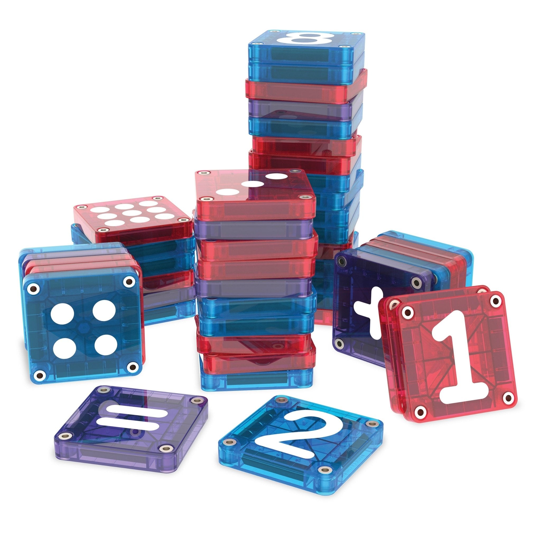 MAGNA-TILES® microMAGS LEARN Numbers 56-Piece - Mastermind Toys___255824