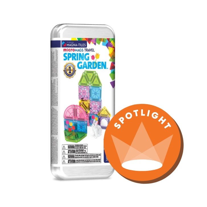 MAGNA-TILES® microMAGS Spring Garden 24-Piece Travel Set - Mastermind Toys___251234