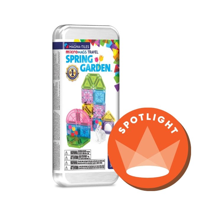MAGNA - TILES® microMAGS Spring Garden 24 - Piece Travel Set - Mastermind Toys___251234