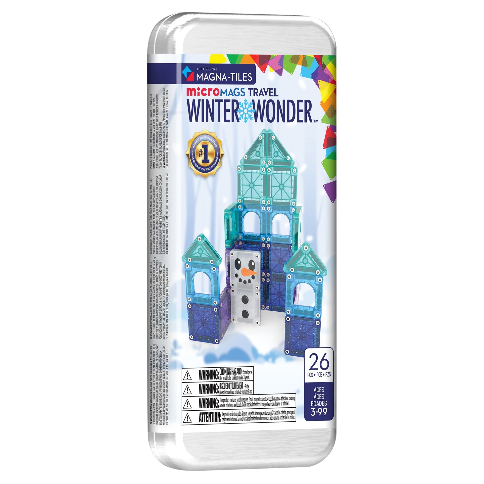 MAGNA TILES microMAGS Winter Wonder Travel Set 26 - Mastermind Toys___248346