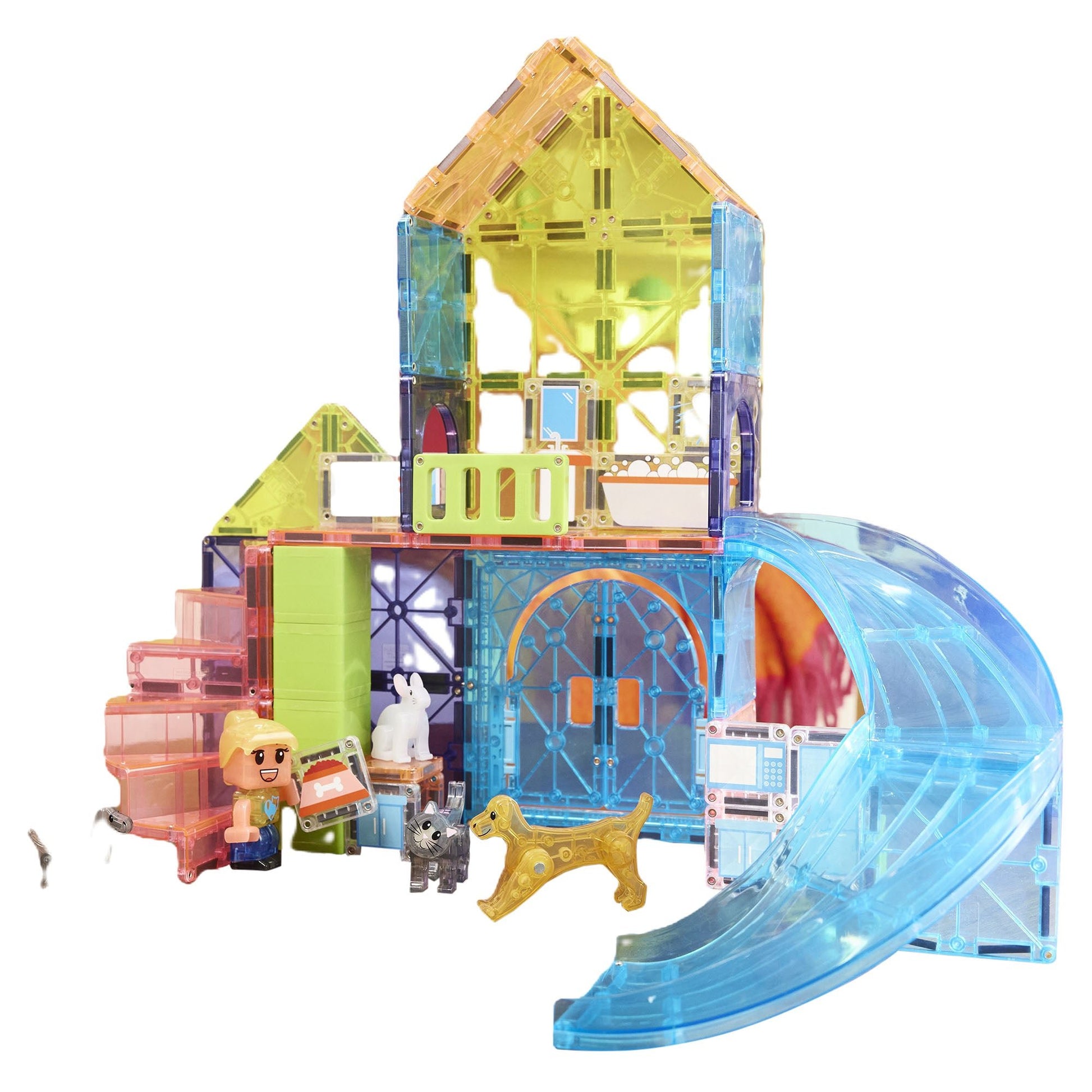 MAGNA - TILES Pet Playhouse 50 - Piece - Mastermind Toys___245565