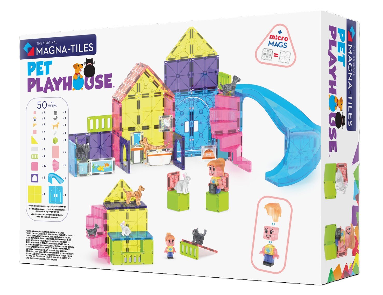 MAGNA - TILES Pet Playhouse 50 - Piece - Mastermind Toys___245565