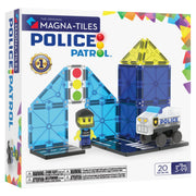MAGNA - TILES Police Patrol 20 - Piece - Mastermind Toys___245564