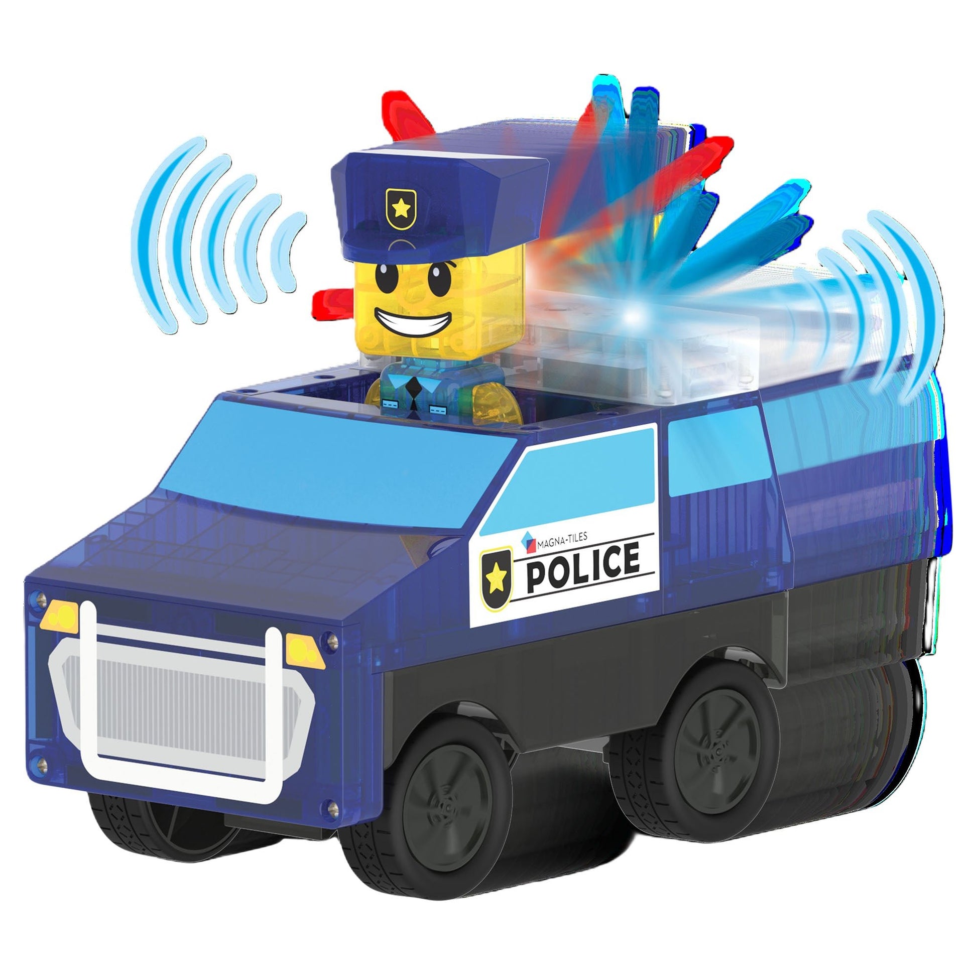 MAGNA - TILES Police Station 36 - Piece - Mastermind Toys___245563