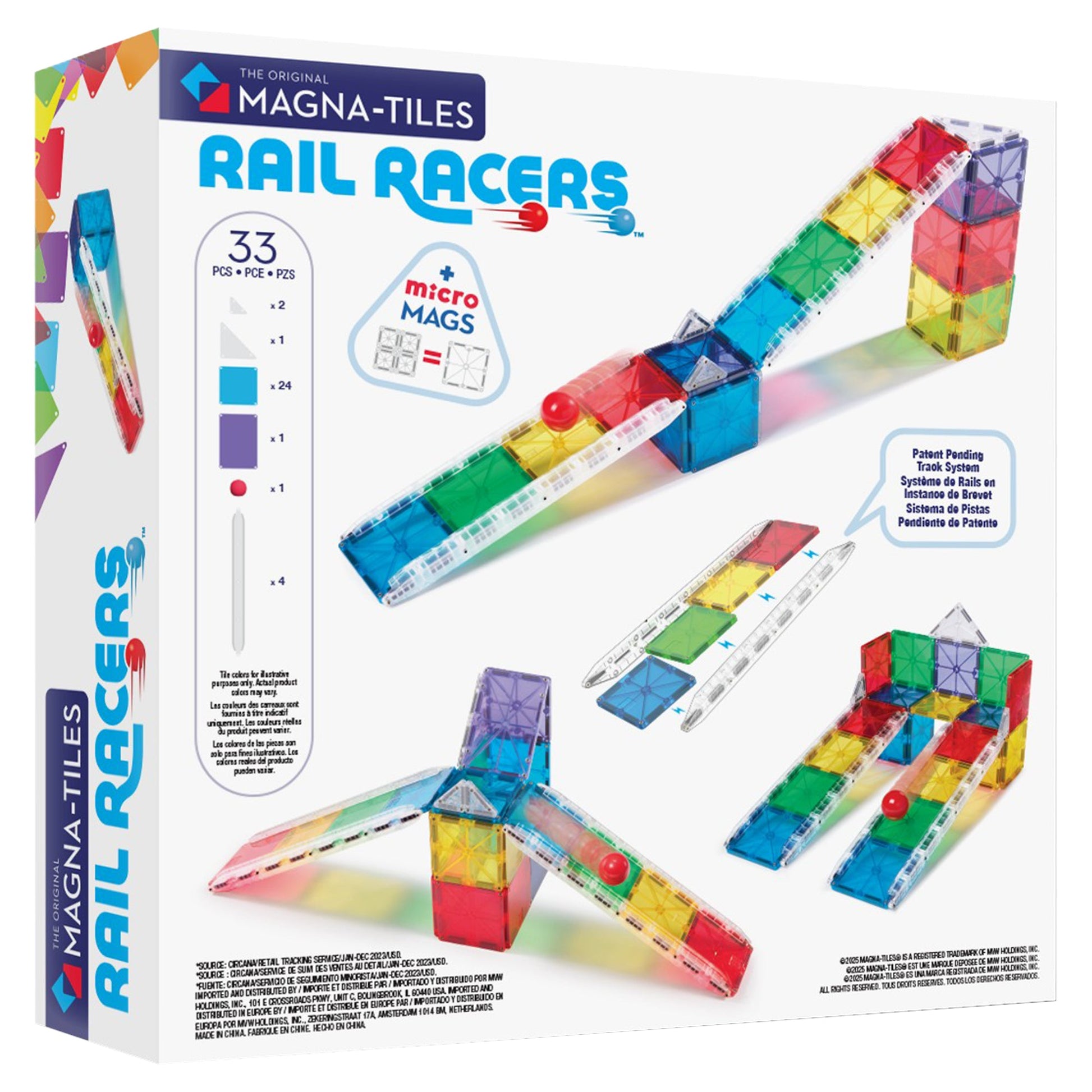 MAGNA - TILES Rail Racers 33 - Piece - Mastermind Toys___245573