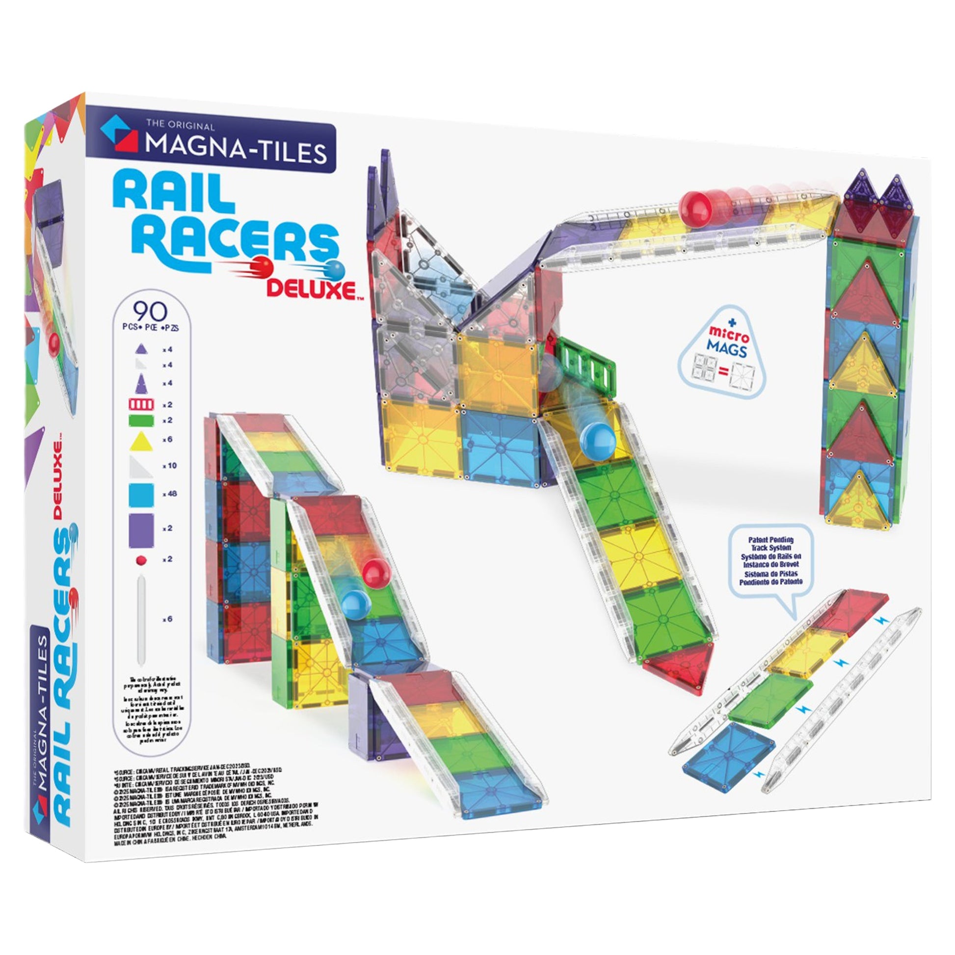 MAGNA - TILES Rail Racers Deluxe 90 - Piece - Mastermind Toys___245572