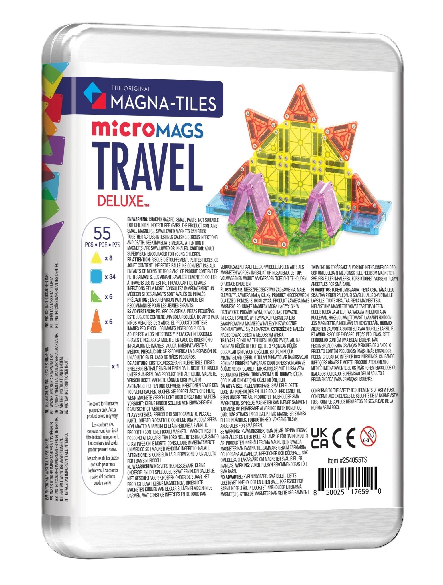 MAGNA - TILES® Travel Set Deluxe 55 - Piece - Mastermind Toys___245576