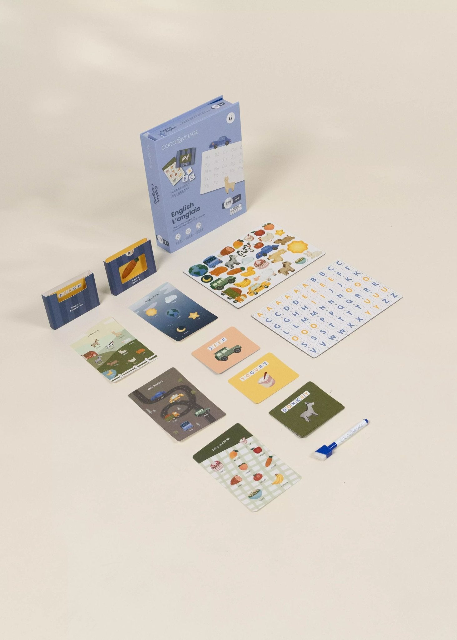 Magnetic English Learning Playset - Mastermind Toys___250262