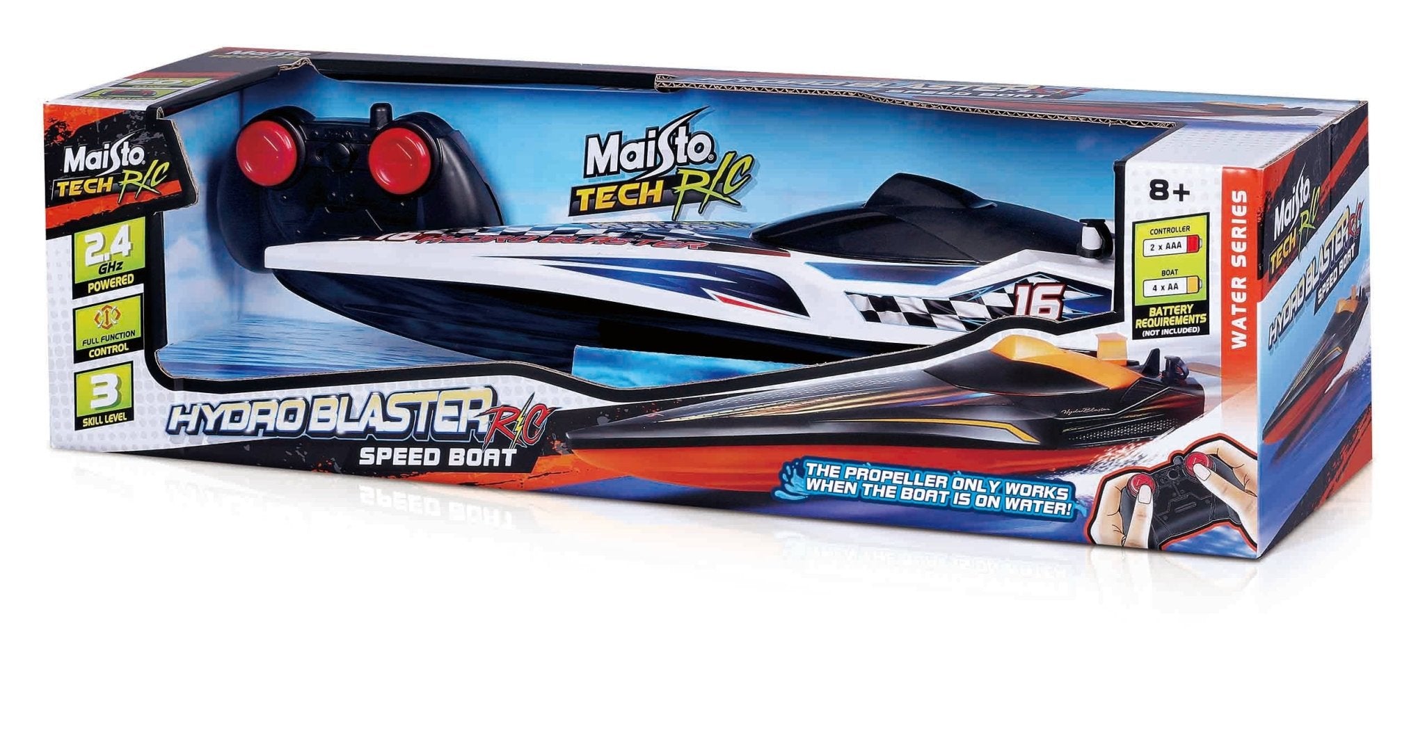 Maisto Tech RC Hydro Blaster RC Speed Boat - Mastermind Toys___255500