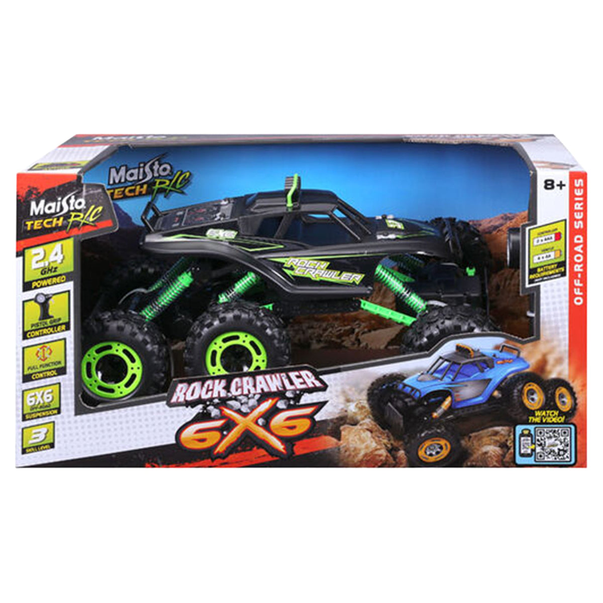 Maisto Tech R/C - Rock Crawler 6X6 RC (2.4GHZ) – Mastermind Toys