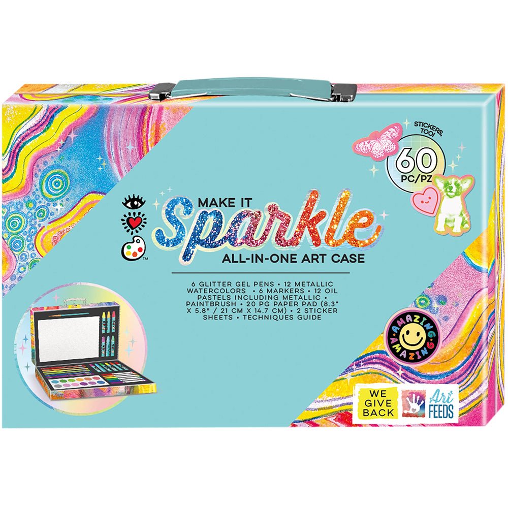 Make It Sparkle All - In - One - Art Case - Mastermind Toys___245759