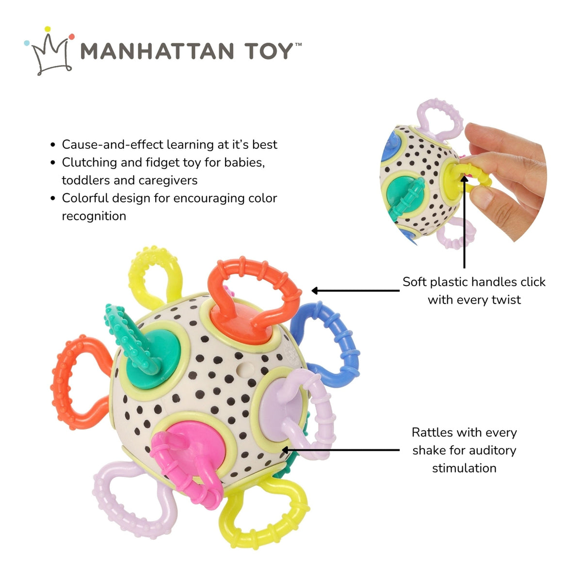 Manhattan Toy Click Clack Colorpop - Mastermind Toys___257103