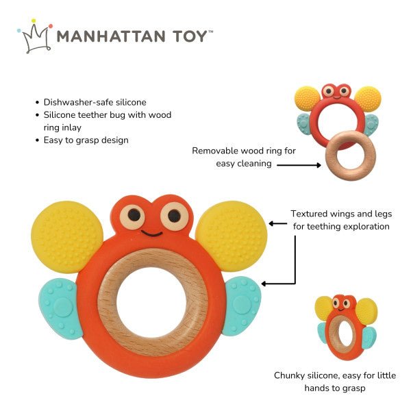 Manhattan Toy Teethe-a-Bug - Mastermind Toys___257612