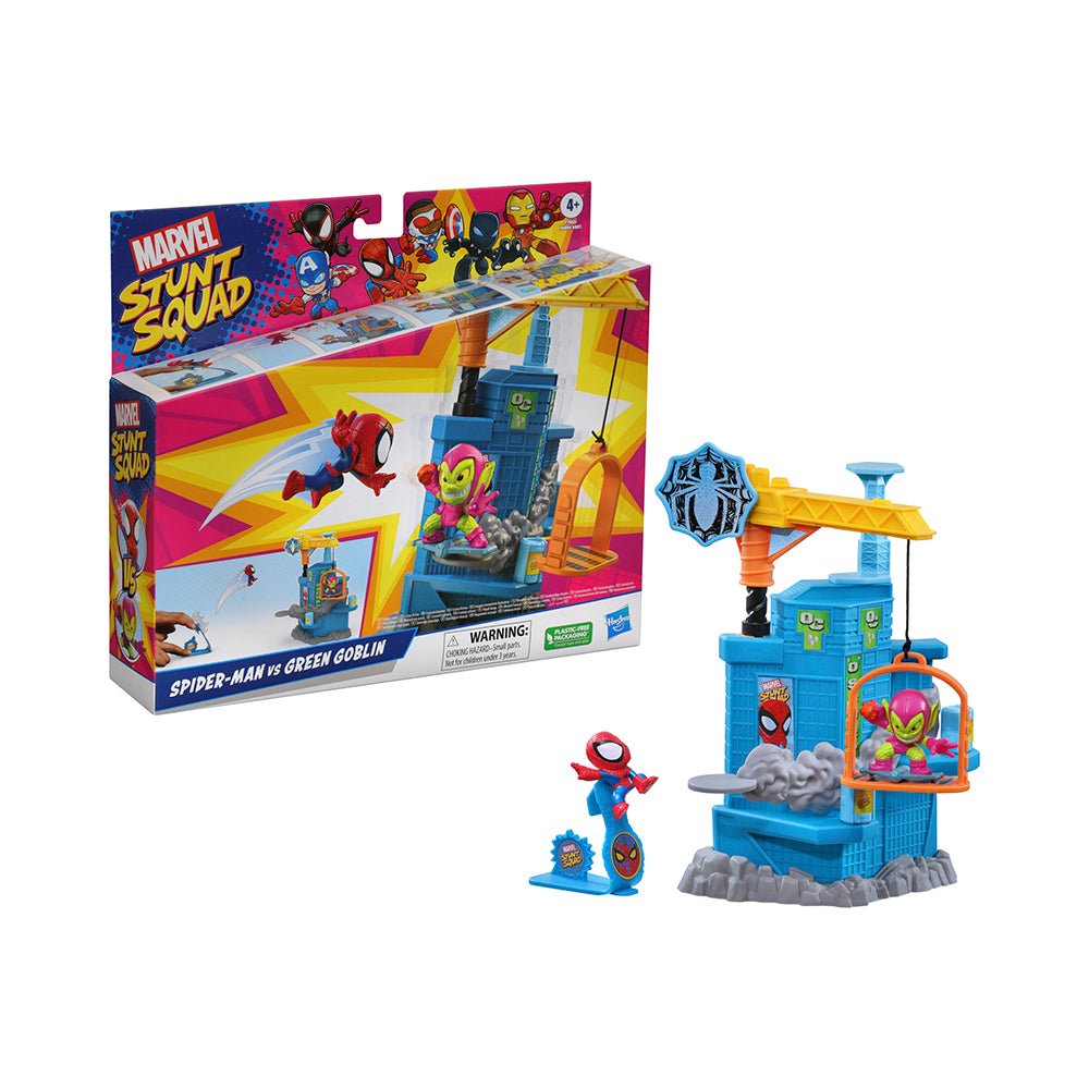 Marvel Stunt Squad Spider - Man vs Green Goblin Play Set - Mastermind Toys___228655