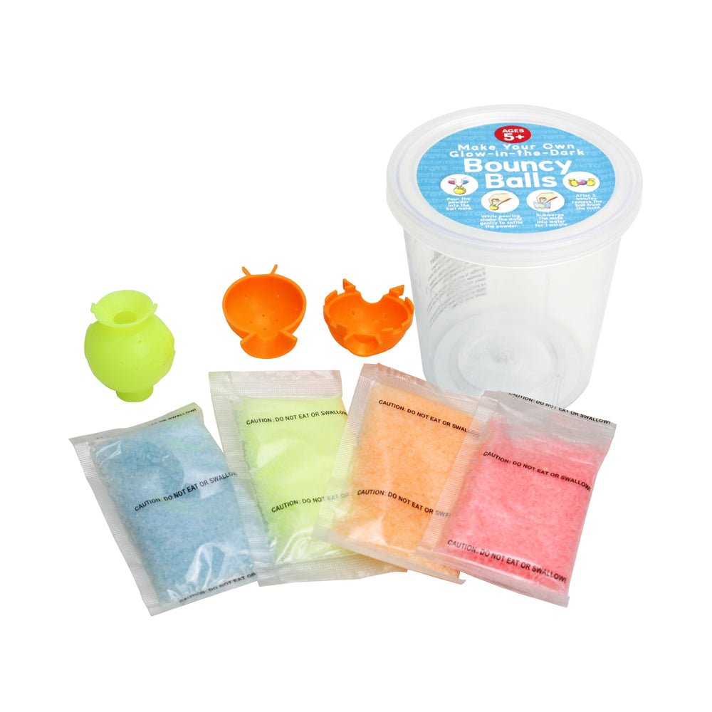 Mastermind Toys DIY Glow-in-the-Dark Bouncy Ball Kit - Mastermind Toys___207087