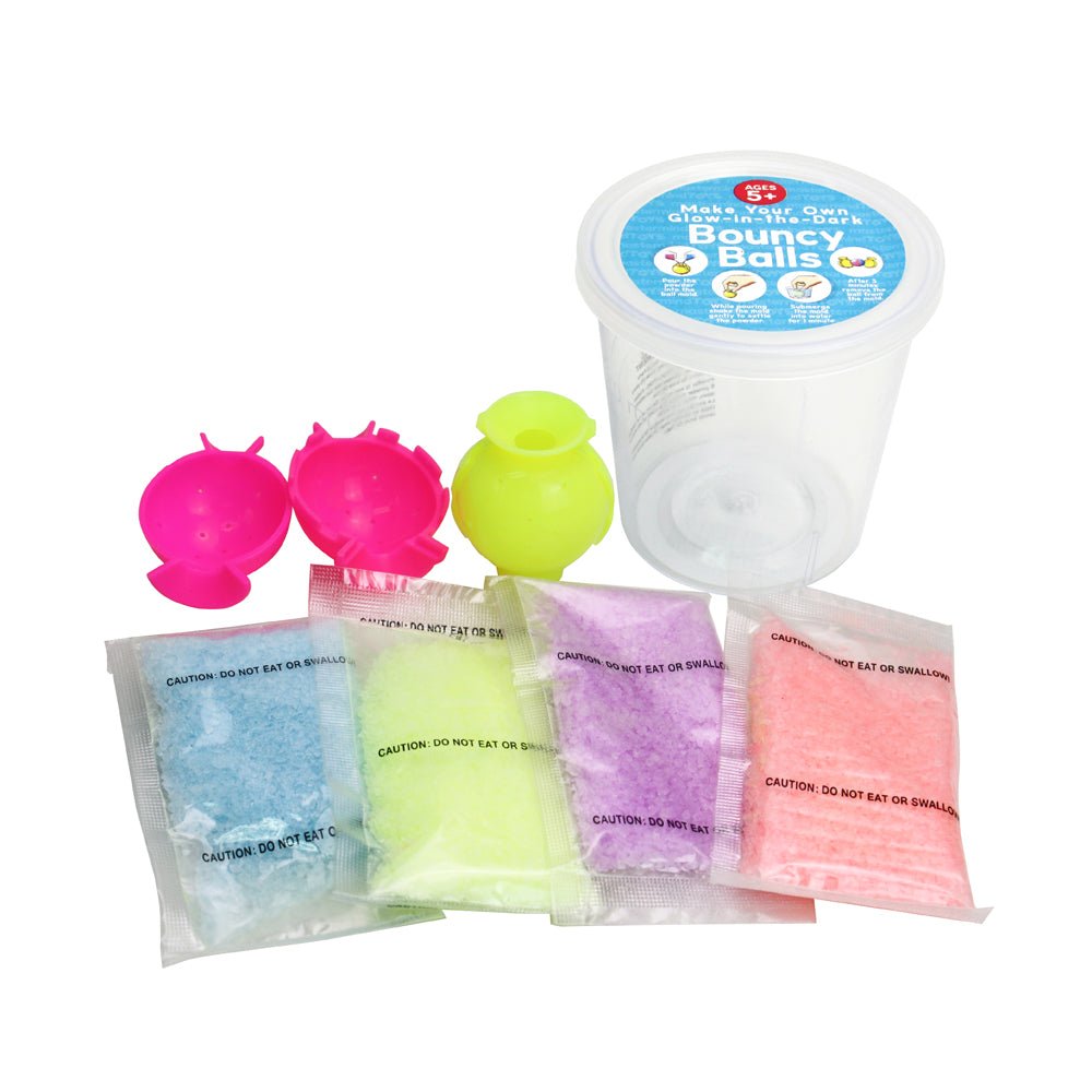 Mastermind Toys DIY Glow-in-the-Dark Bouncy Ball Kit - Mastermind Toys___207087