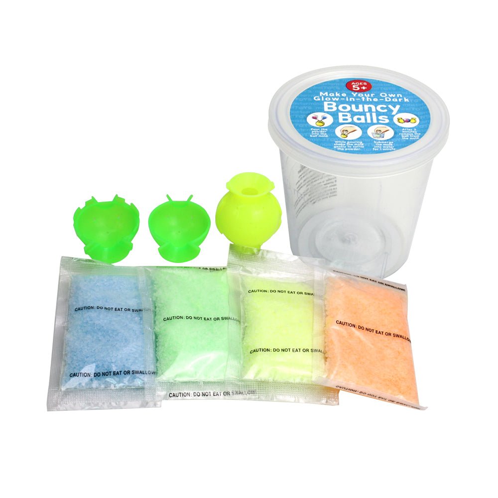 Mastermind Toys DIY Glow-in-the-Dark Bouncy Ball Kit - Mastermind Toys___207087
