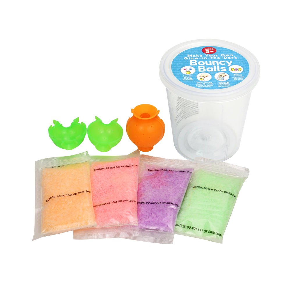 Mastermind Toys DIY Glow-in-the-Dark Bouncy Ball Kit - Mastermind Toys___207087