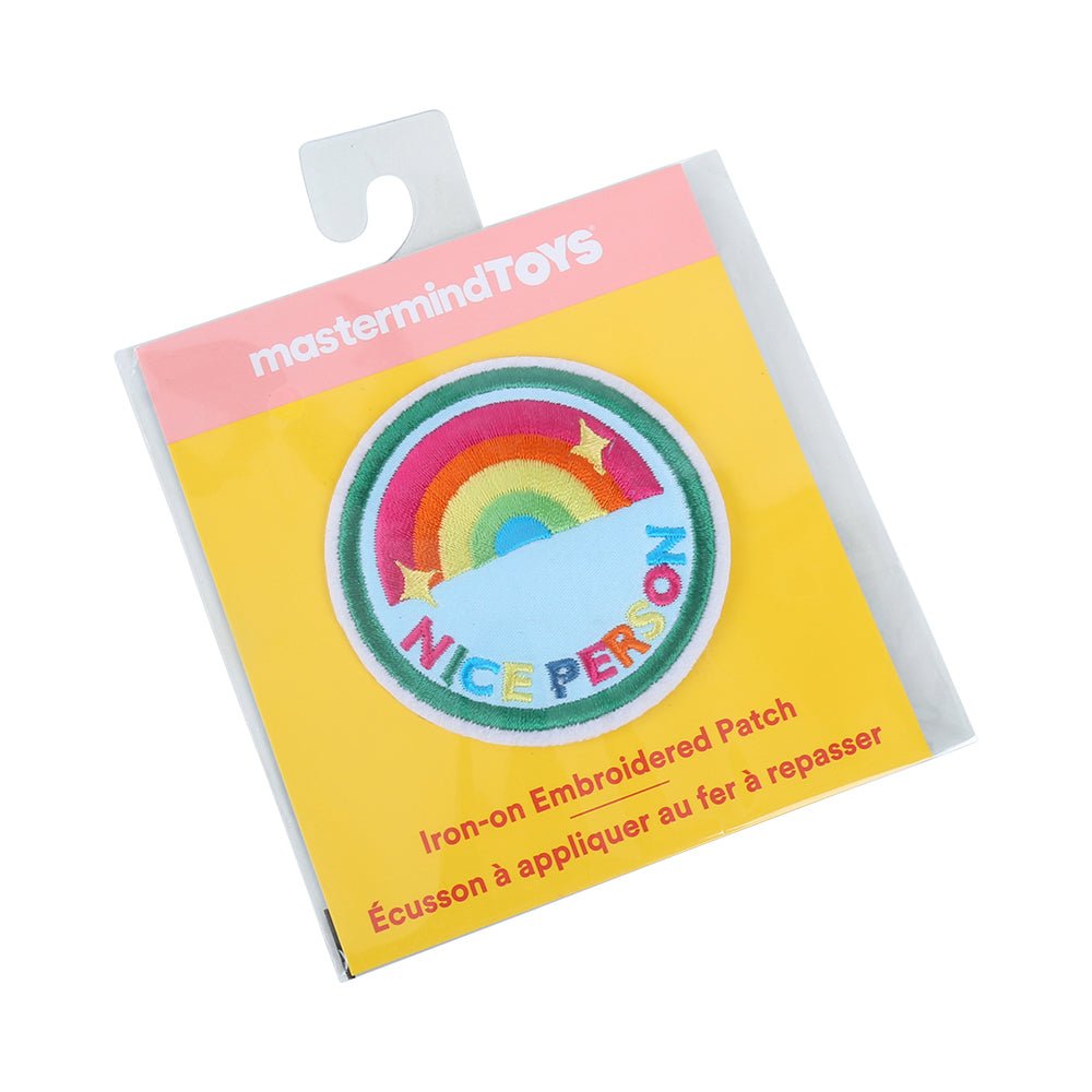 Mastermind Toys Iron - On Patch - Nice Person - Mastermind Toys___227229