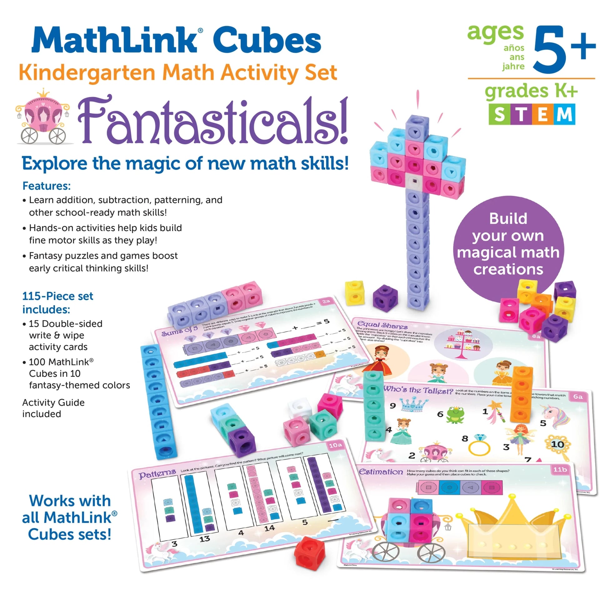 MathLink® Cube Activity Set - Fantasticals - Mastermind Toys___255209