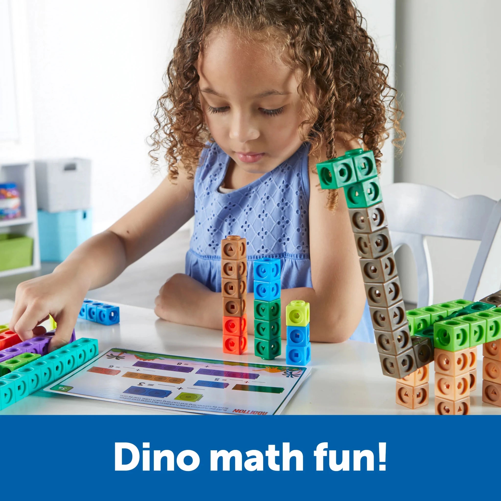 Mathlink Cubes Activity Set - Dino Time - Mastermind Toys___255208