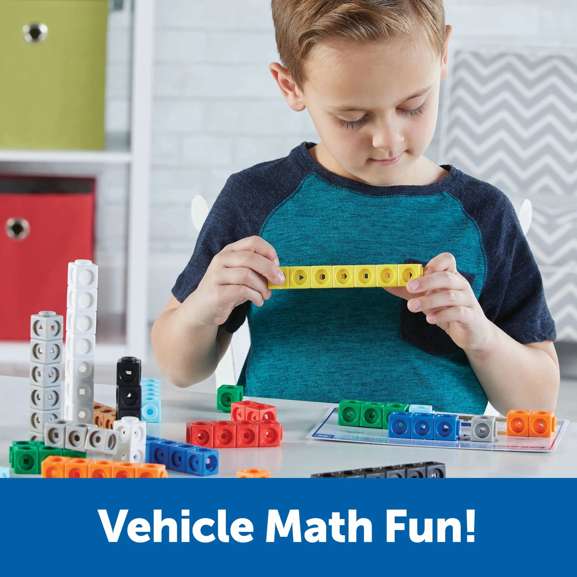 MathLink® Cubes Kindergarten Math Activity Set: Mathmobiles! - Mastermind Toys___255210