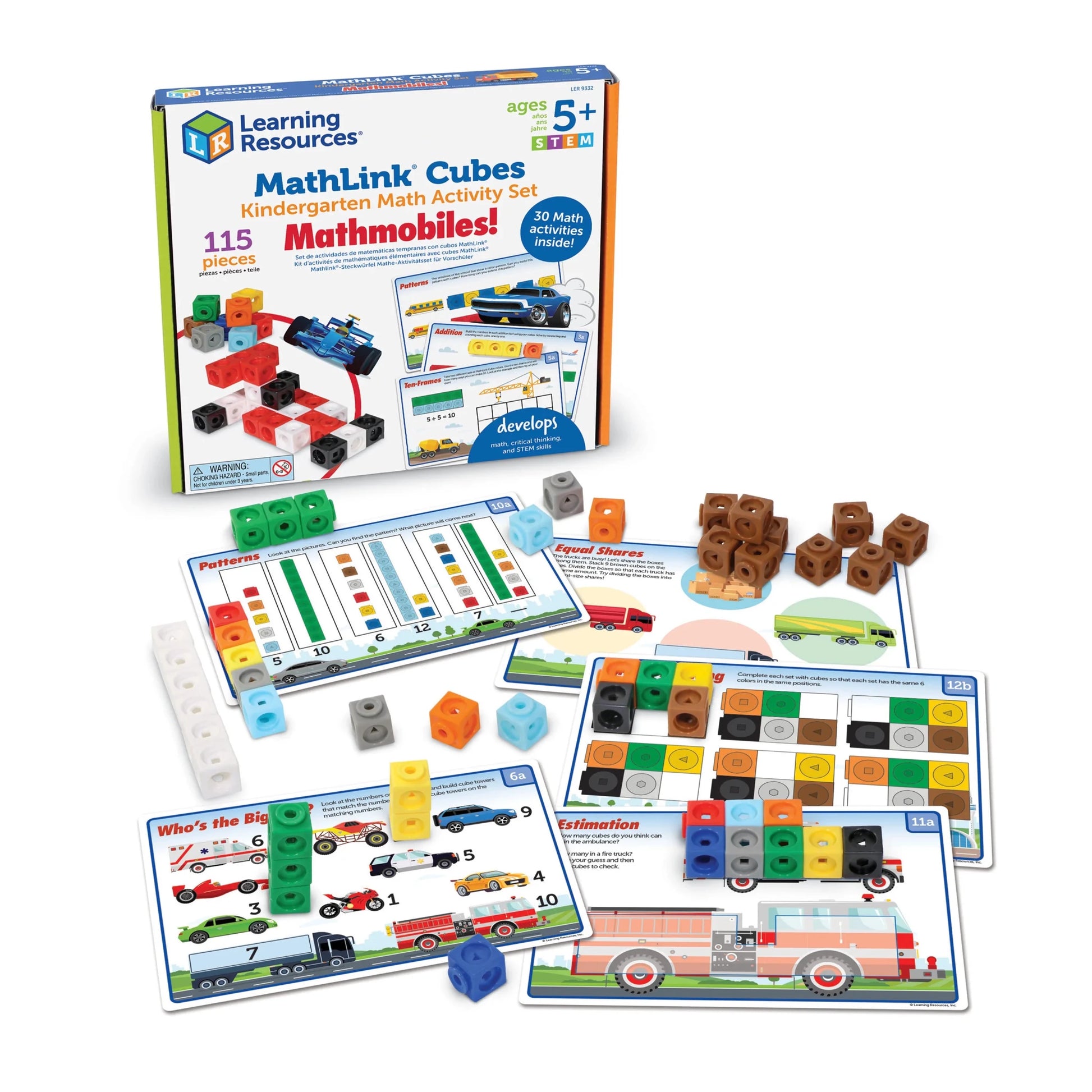 MathLink® Cubes Kindergarten Math Activity Set: Mathmobiles! - Mastermind Toys___255210