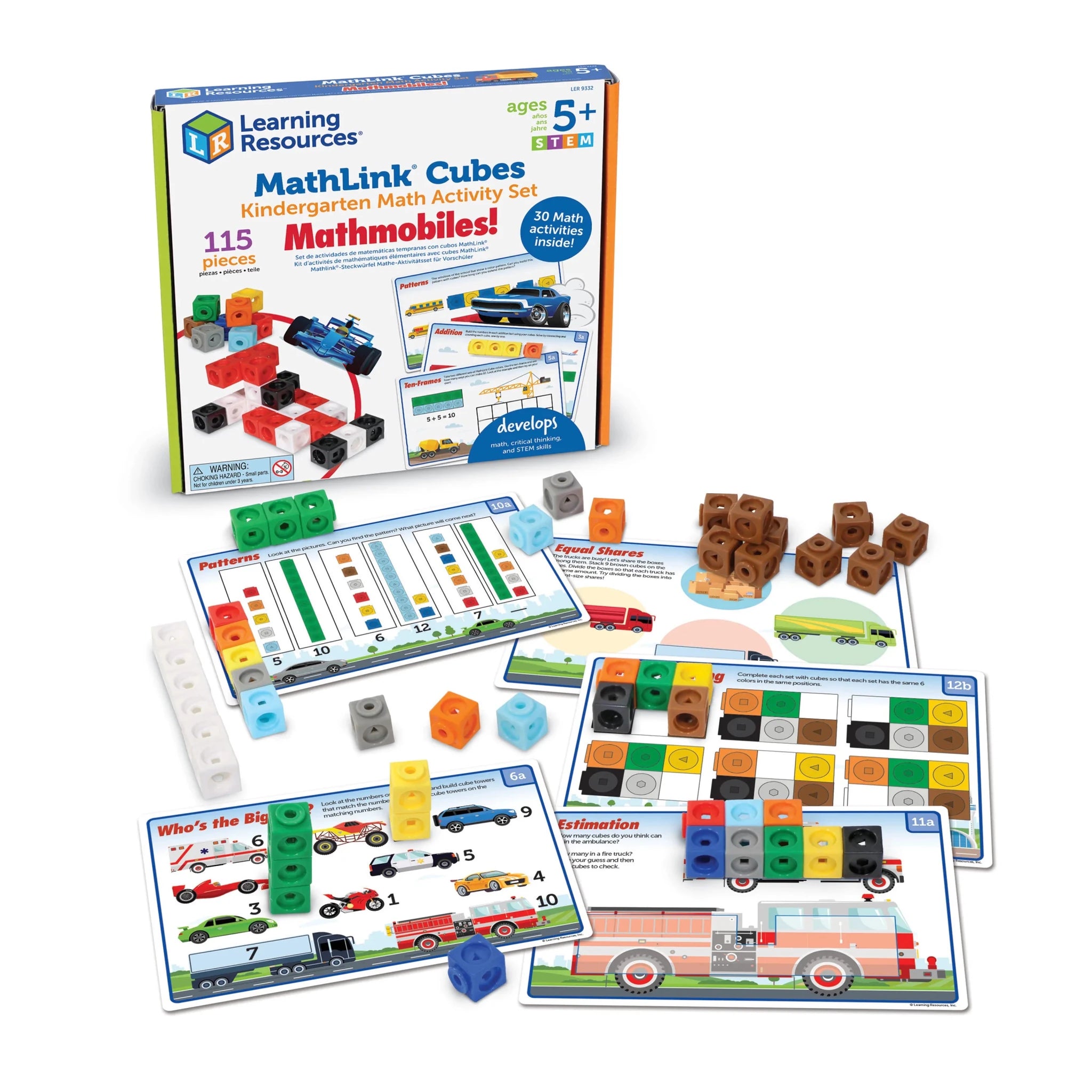 MathLink® Cubes Kindergarten Math Activity Set: Mathmobiles! - Mastermind Toys___255210