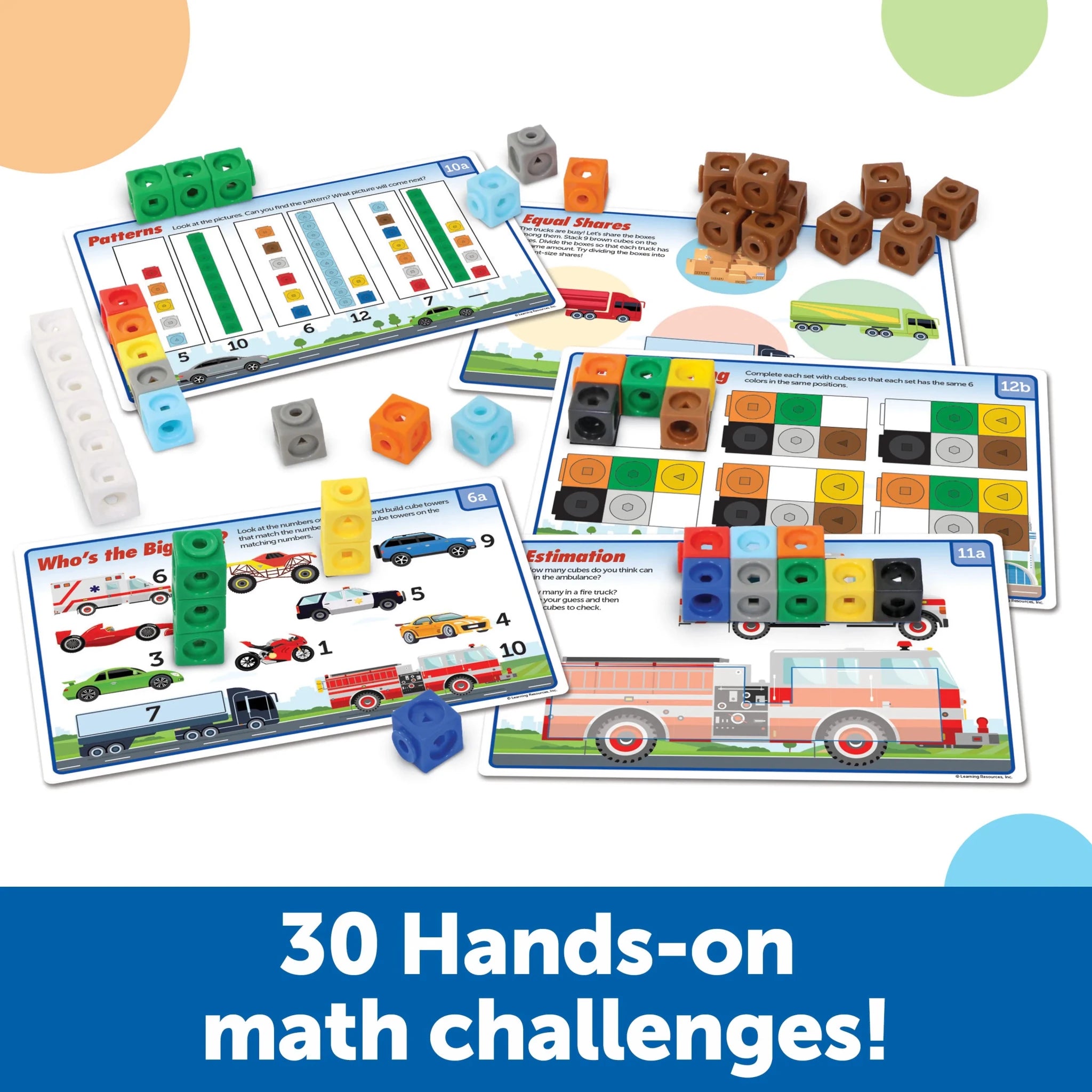 MathLink® Cubes Kindergarten Math Activity Set: Mathmobiles! - Mastermind Toys___255210
