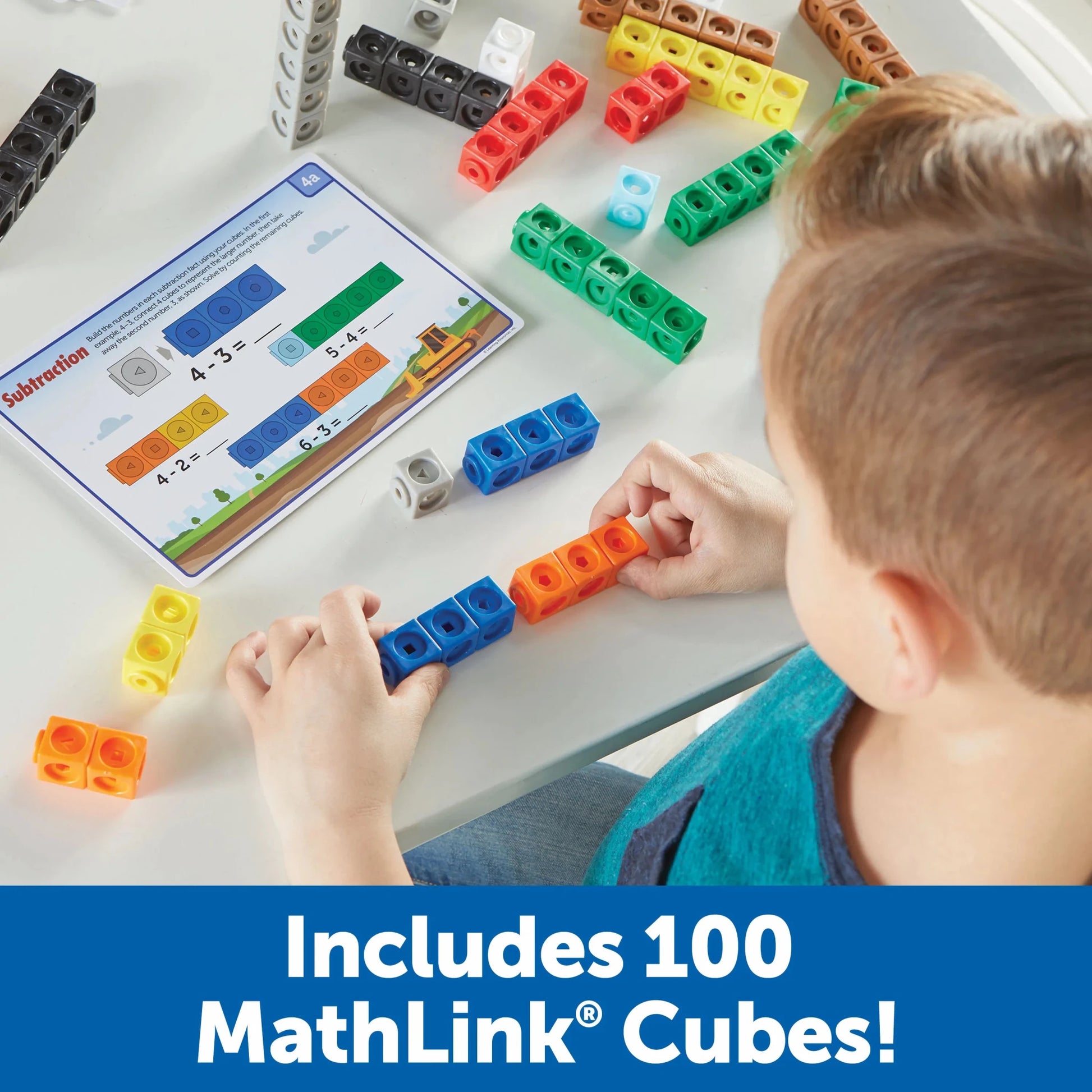MathLink® Cubes Kindergarten Math Activity Set: Mathmobiles! - Mastermind Toys___255210