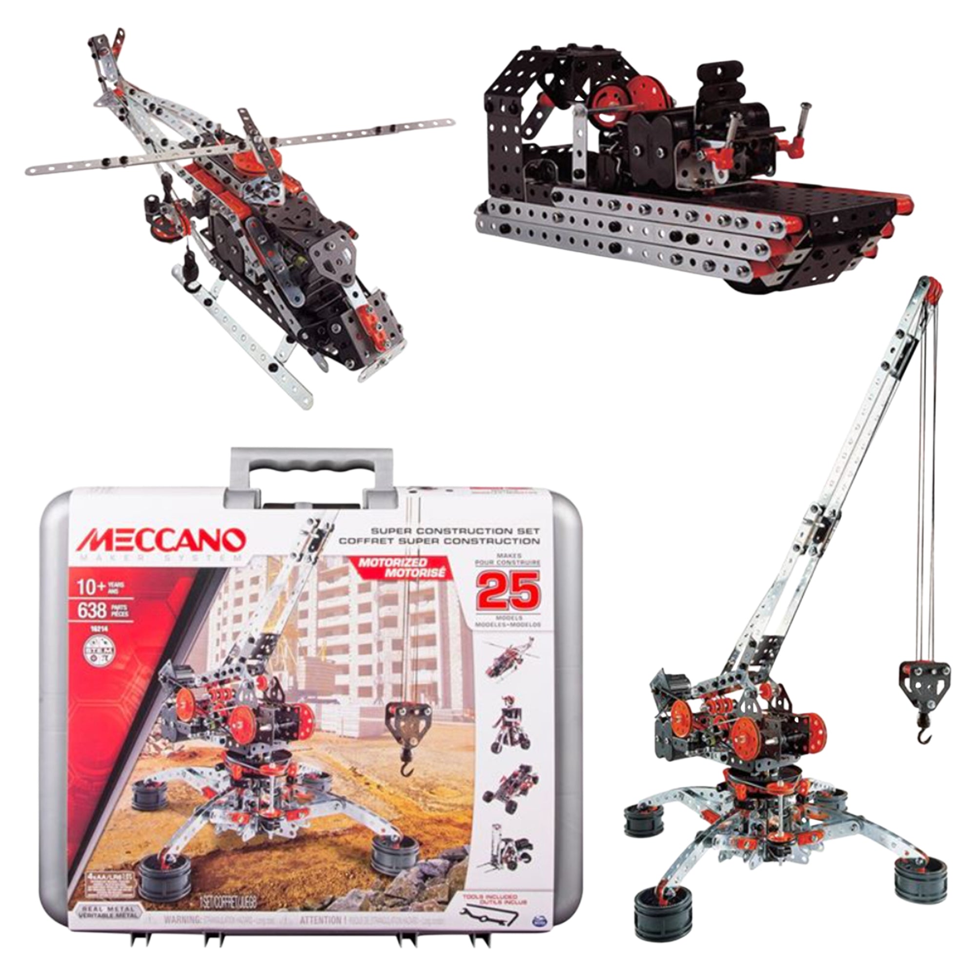 MeccaN Super Construction 25 - in - 1 Building Set - Mastermind Toys___248175