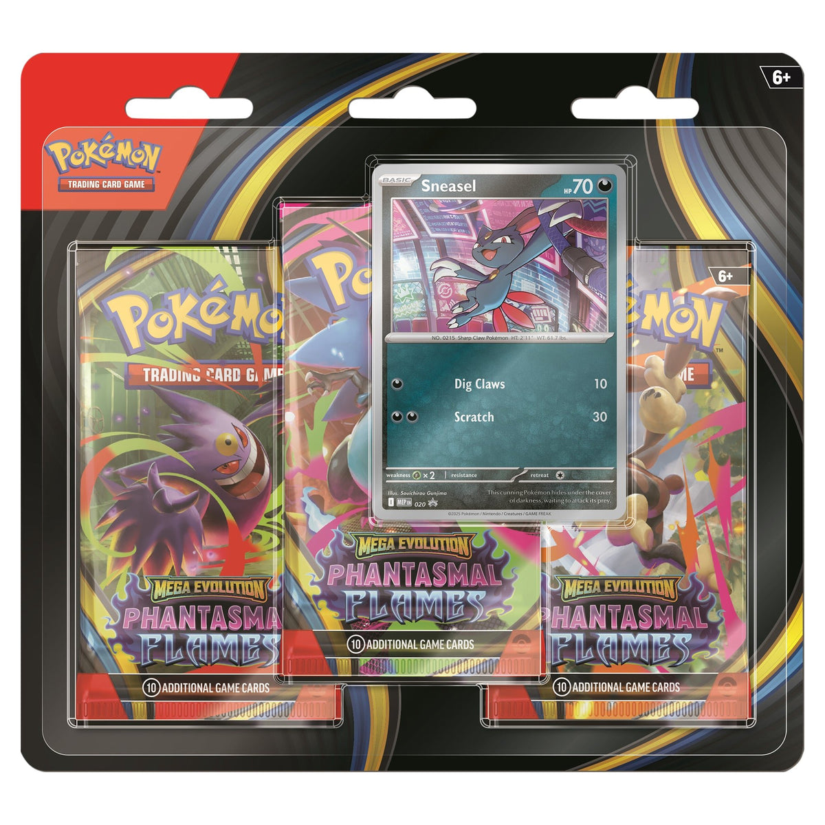 Mega Evolution Phantasmal Flames 3-Pack Blister - Mastermind Toys___249800