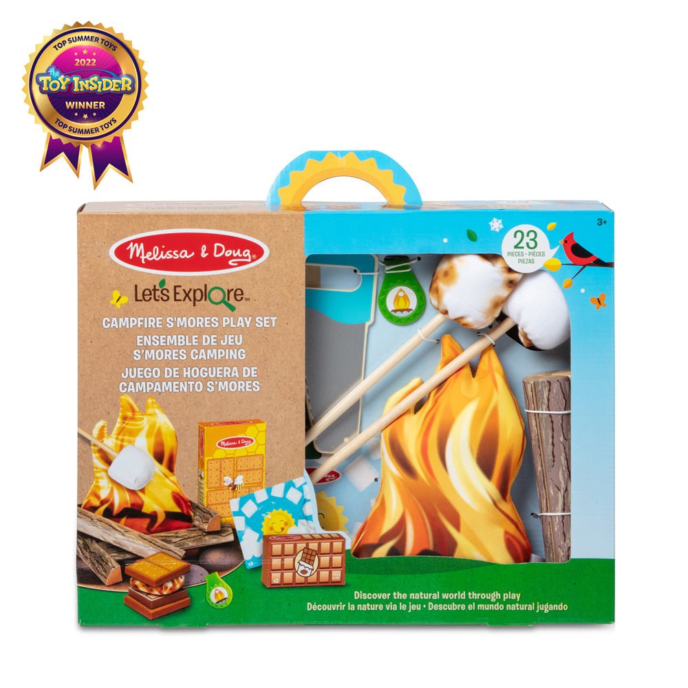 Melissa Doug Let's Explore Campfire S'mores Play Set