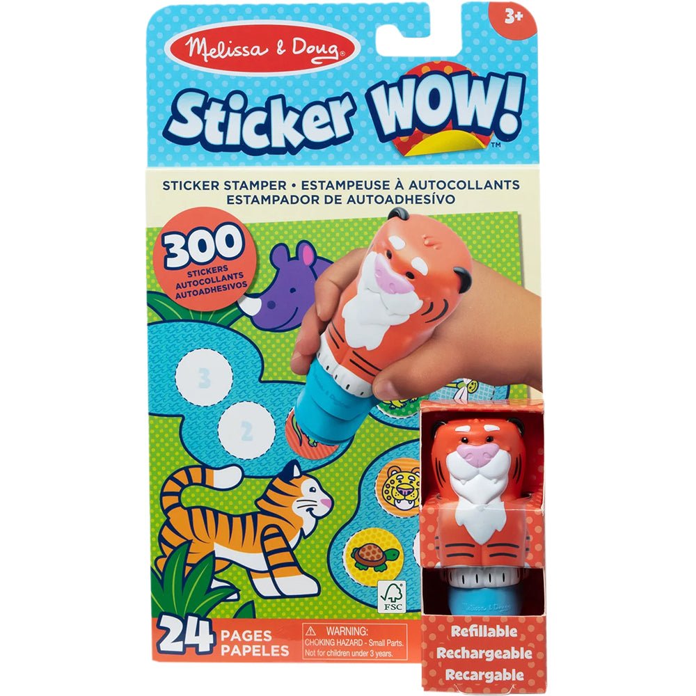 Melissa & Doug - Sticker WOW! Activity Pad Set - Tiger - Mastermind Toys___234464