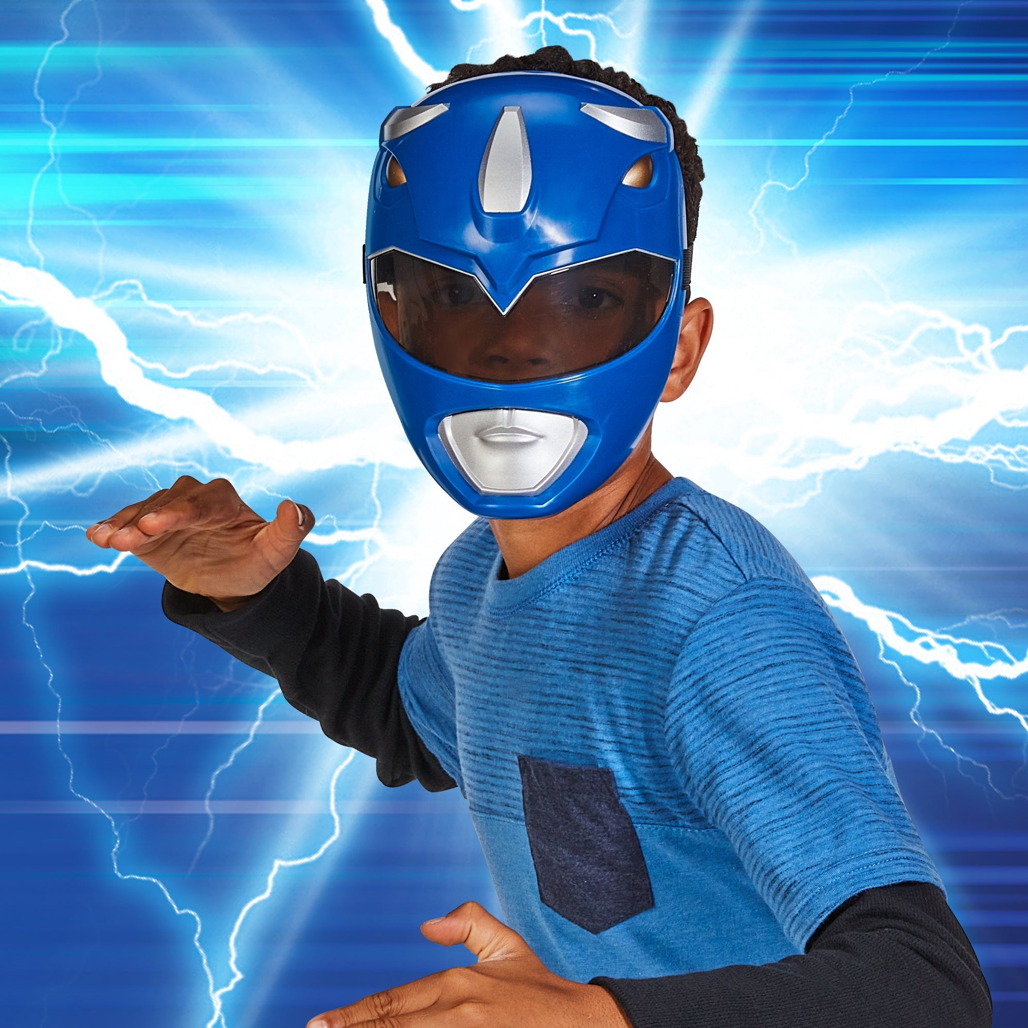 Mighty Morphin Power Rangers - Blue Ranger Mask - Mastermind Toys___247635