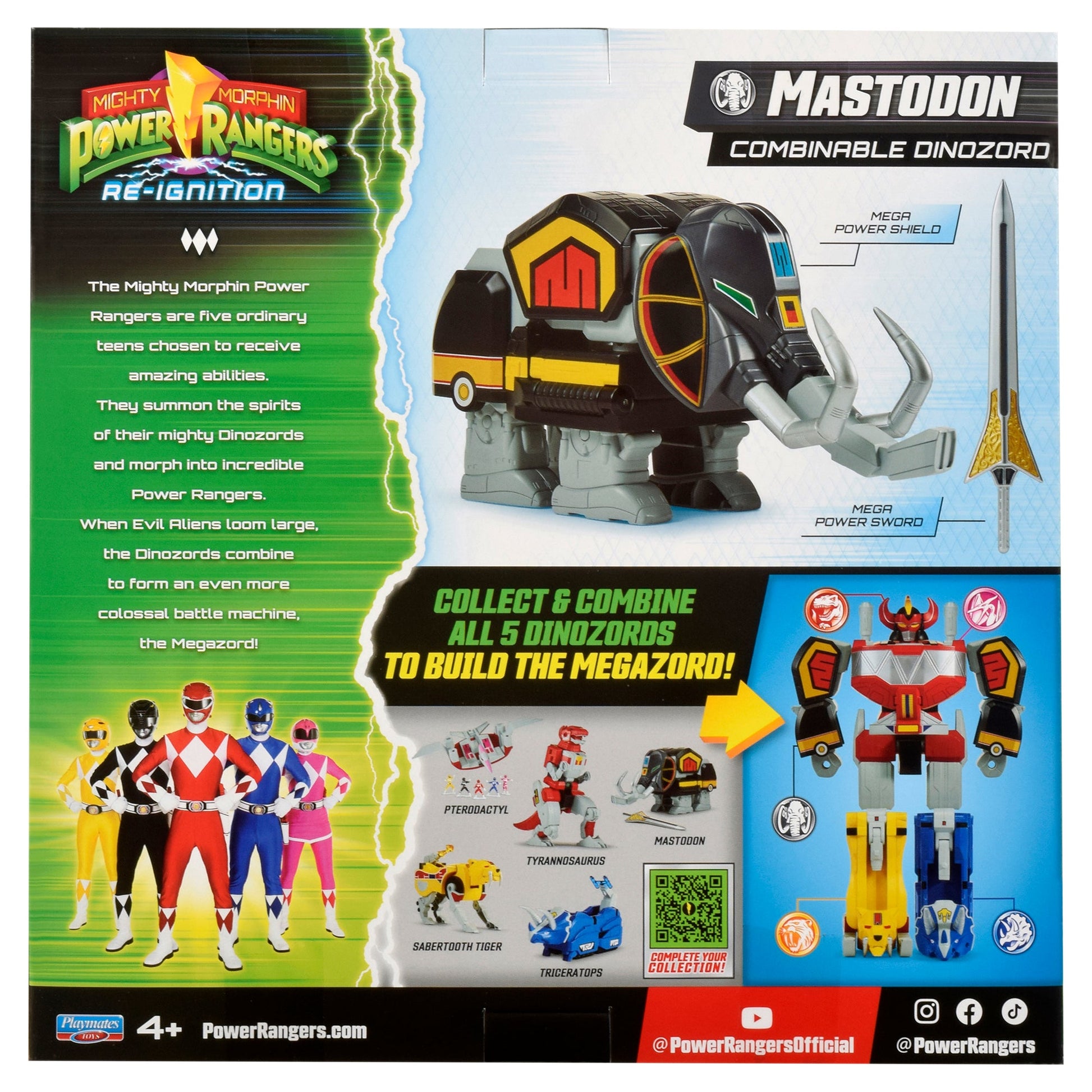 Mighty Morphin Power Rangers - Mastodon Dinozord - Mastermind Toys___247645