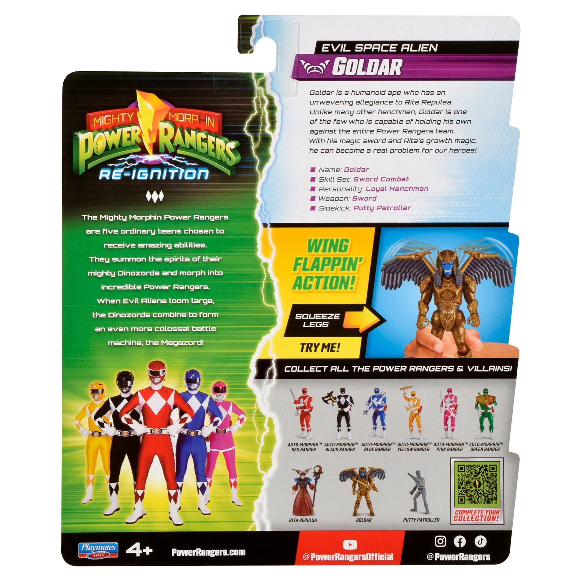 Mighty Morphin Power Rangers - Villains Figure - Goldar Figure - Mastermind Toys___247623