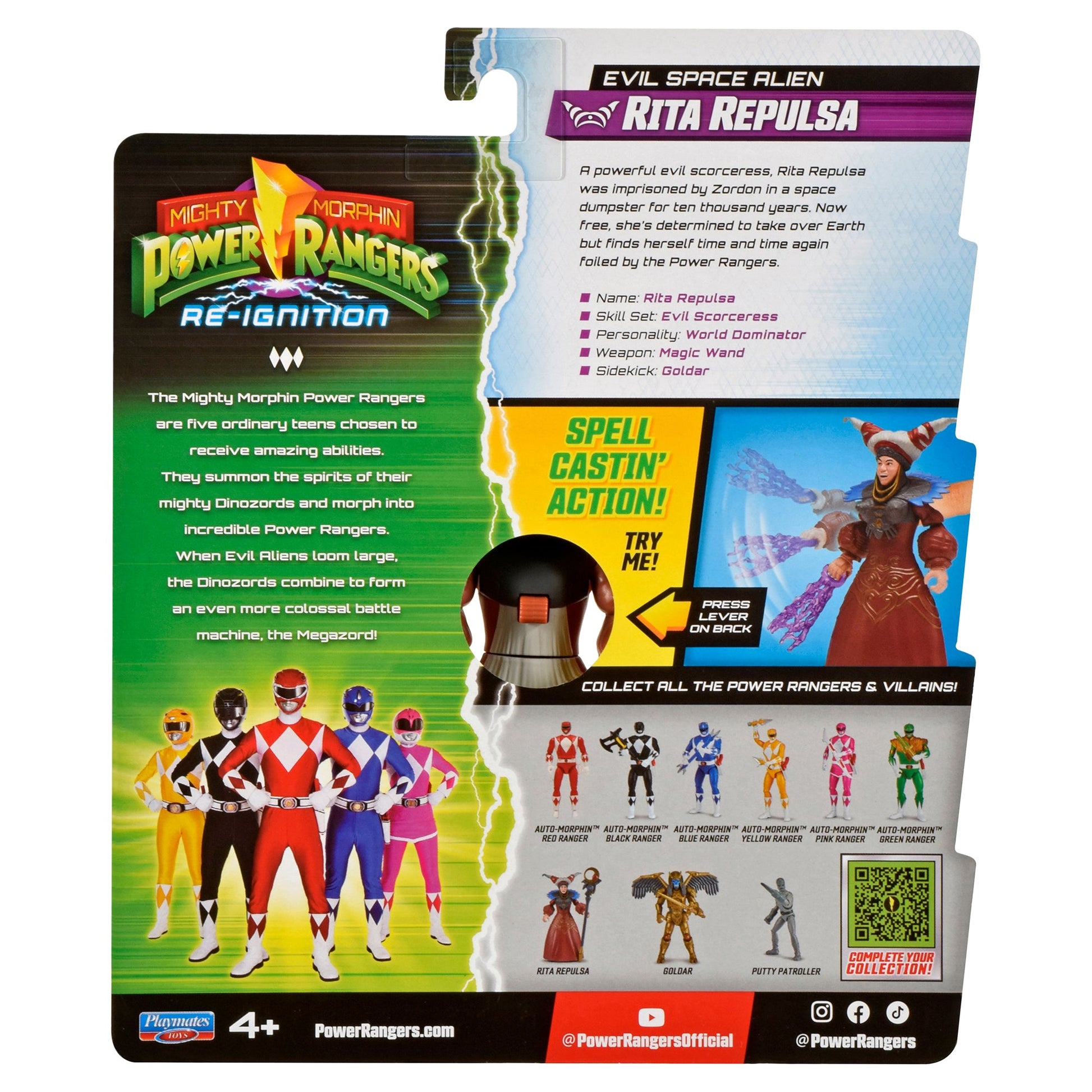 Mighty Morphin Power Rangers - Villains Figure - Rita Repulsa - Mastermind Toys___247622