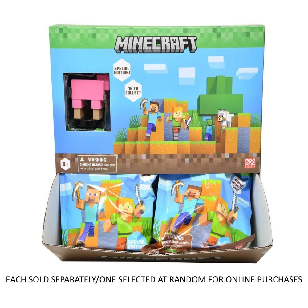 Minecraft Flocked Blind Figure Stamper - Mastermind Toys___248500