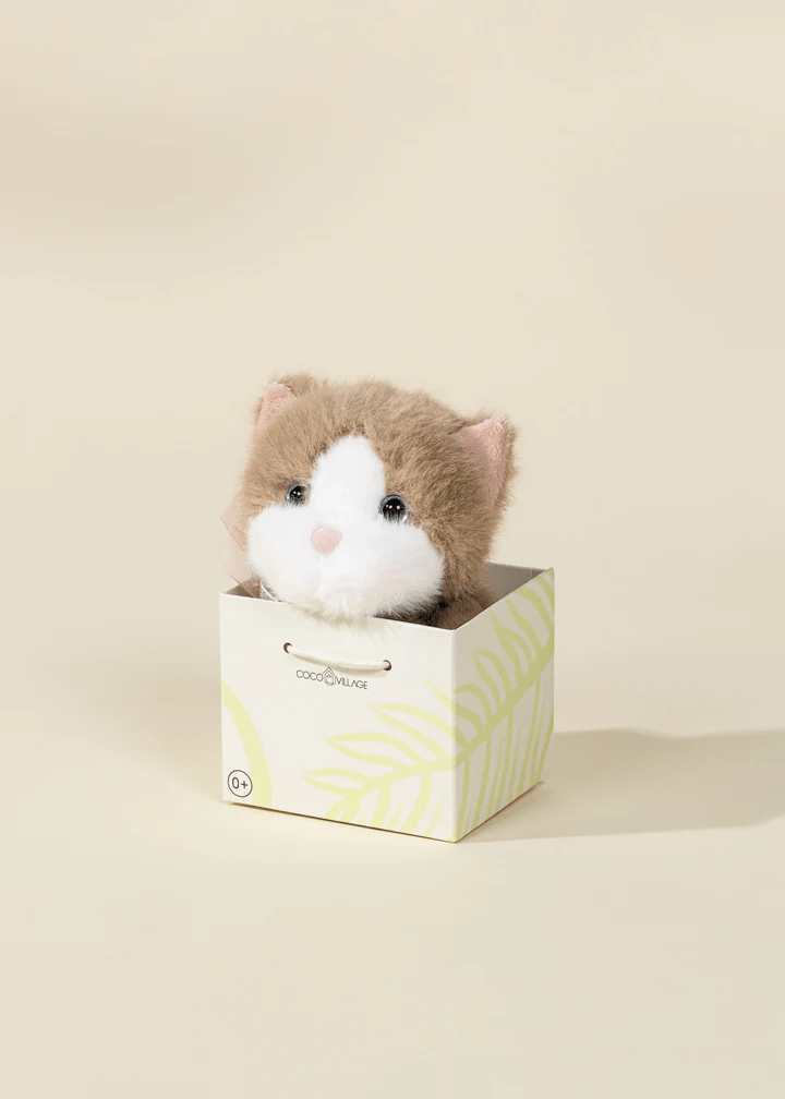 Mini Gift Plush Toy - Beige Cat - Mastermind Toys___244527
