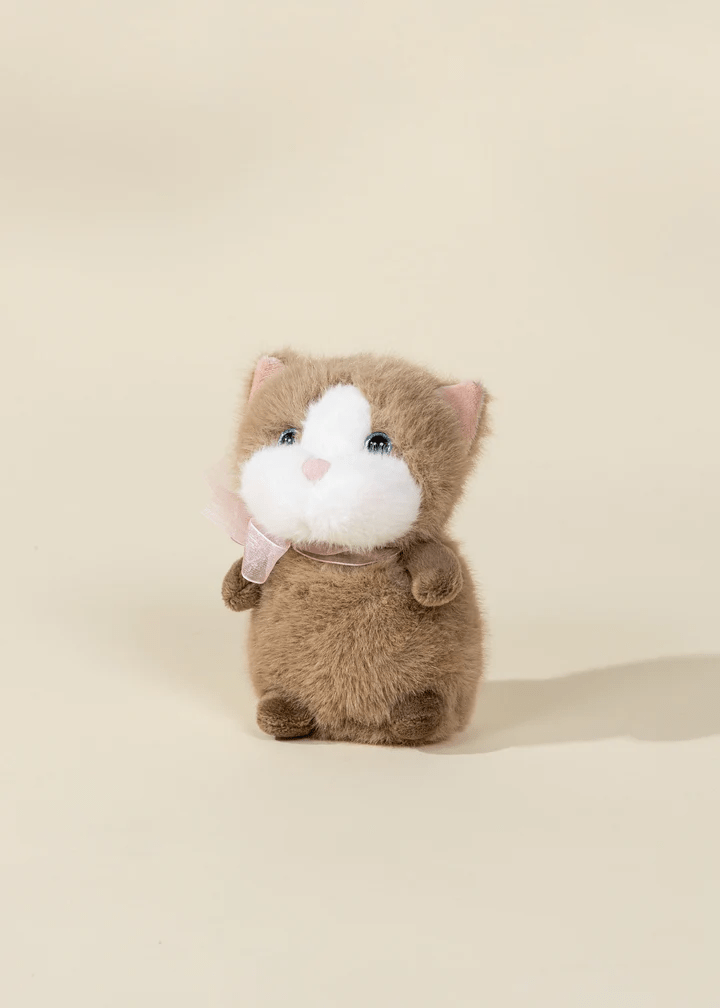 Mini Gift Plush Toy - Beige Cat - Mastermind Toys___244527