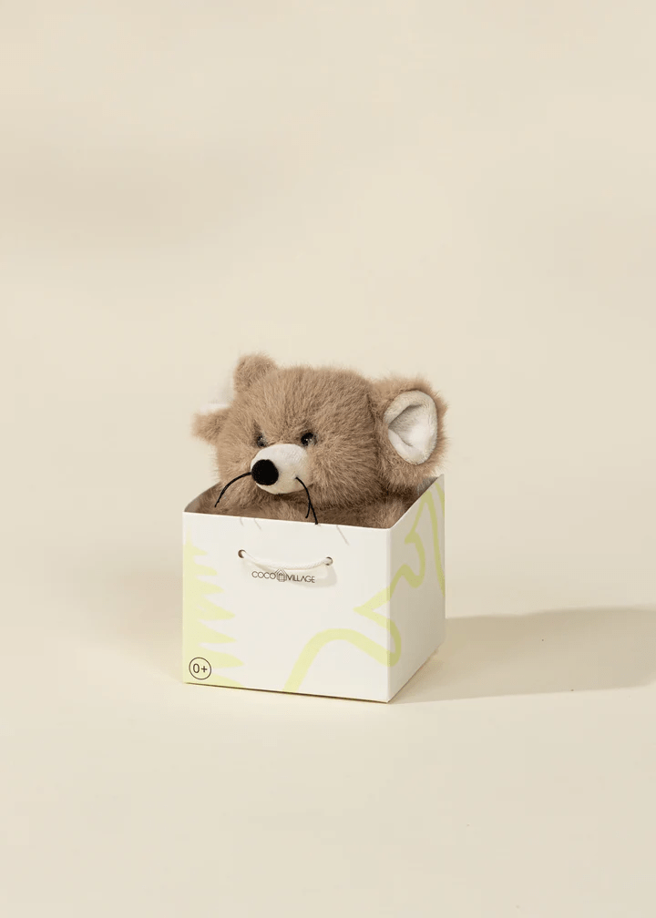 Mini Gift Plush Toy - Brown Mouse - Mastermind Toys___244524
