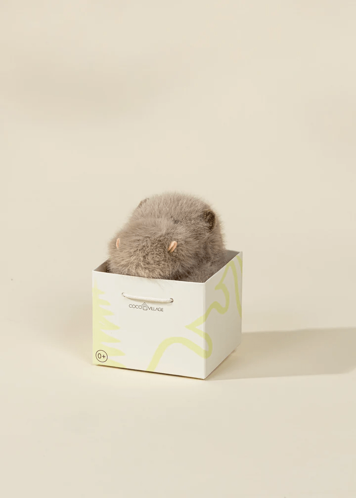 Mini Gift Plush Toy - Grey Hippopotamus - Mastermind Toys___244529