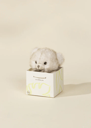 Mini Gift Plush Toy - White Bear - Mastermind Toys___244526