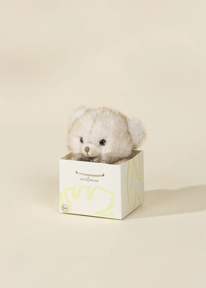 Mini Gift Plush Toy - White Bear - Mastermind Toys___244526