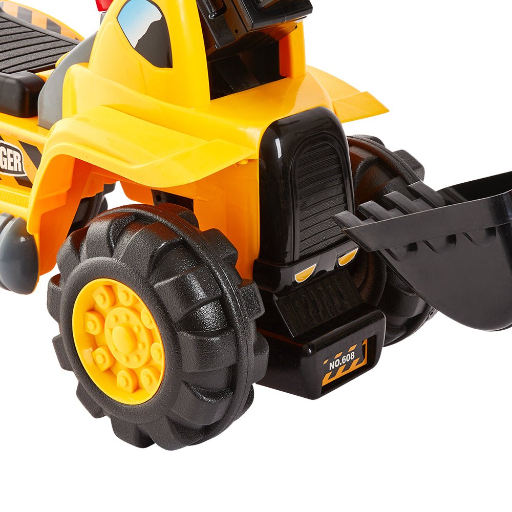 MMT - Digger Foot to Floor Ride - On - Mastermind Toys___242481