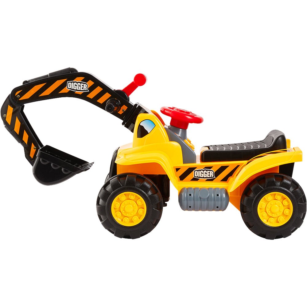MMT - Digger Foot to Floor Ride - On - Mastermind Toys___242481