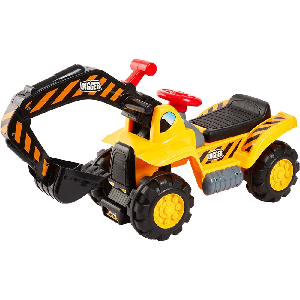 MMT - Digger Foot to Floor Ride - On - Mastermind Toys___242481